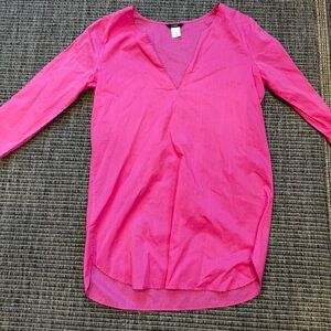 J. Crew Fuchsia Swim Coverup